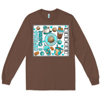 Chestnut cafecito y chisme Long Sleeve Tee - MaliasSmallBusiness