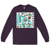 Plum cafecito y chisme Long Sleeve Tee - MaliasSmallBusiness