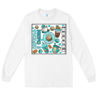 White cafecito y chisme Long Sleeve Tee - MaliasSmallBusiness