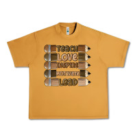 Peanut Butter teach love inspire Urban Heavy Tee - MaliasSmallBusiness
