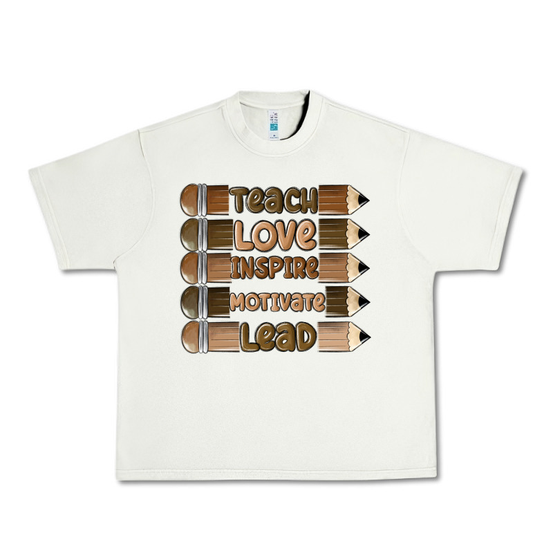Teach Love Inspire Urban Heavy Tee by MaliasSmallBusiness | Teevron