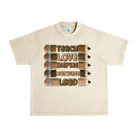 Sandshell teach love inspire Urban Heavy Tee - MaliasSmallBusiness