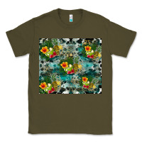 Army Green summer fruits Classic Tee - CowhideDigitalArt
