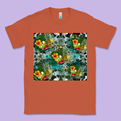 Summer Fruits Classic Tee Designed By Cowhidedigitalart