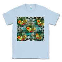 Dusty Blue summer fruits Classic Tee - CowhideDigitalArt