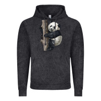 Vintage Black Giant Panda Vintage Hoodie - LillyAllenDesigns