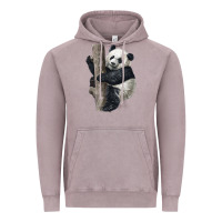 Vintage Zinc Giant Panda Vintage Hoodie - LillyAllenDesigns