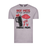Vintage Zinc hot mess always stressed dance mom Vintage Tee - MaliasSmallBusiness