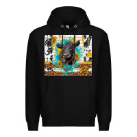 Black black angus Premium Hoodie - TumblerDesignByShophia