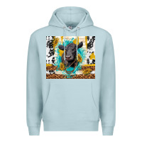 Blue Mist black angus Premium Hoodie - TumblerDesignByShophia
