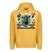 Mustard black angus Premium Hoodie - TumblerDesignByShophia