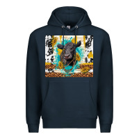 Navy black angus Premium Hoodie - TumblerDesignByShophia