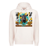 Pale Pink black angus Premium Hoodie - TumblerDesignByShophia
