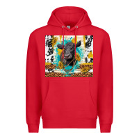 Red black angus Premium Hoodie - TumblerDesignByShophia