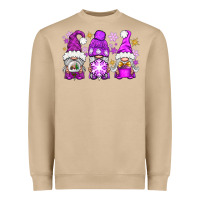 Mushroom purple winter gnomies Heavyweight Sweatshirt - NancyCooperArtShop