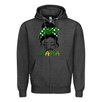 Charcoal Heather Lucky Mama Zipper Hoodie - Bettercallsaul