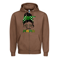 Chestnut Lucky Mama Zipper Hoodie - Bettercallsaul
