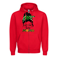 Red Lucky Mama Zipper Hoodie - Bettercallsaul