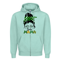 Seafoam Lucky Mama Zipper Hoodie - Bettercallsaul