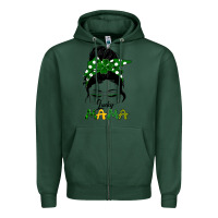 Sports Green Lucky Mama Zipper Hoodie - Bettercallsaul