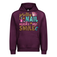 Mauve Wine pretty nail make me smile bbs Urban Hoodie - BundleAndBundleShop