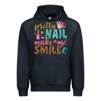 Navy pretty nail make me smile bbs Urban Hoodie - BundleAndBundleShop