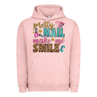 Pigment Salmon pretty nail make me smile bbs Urban Hoodie - BundleAndBundleShop