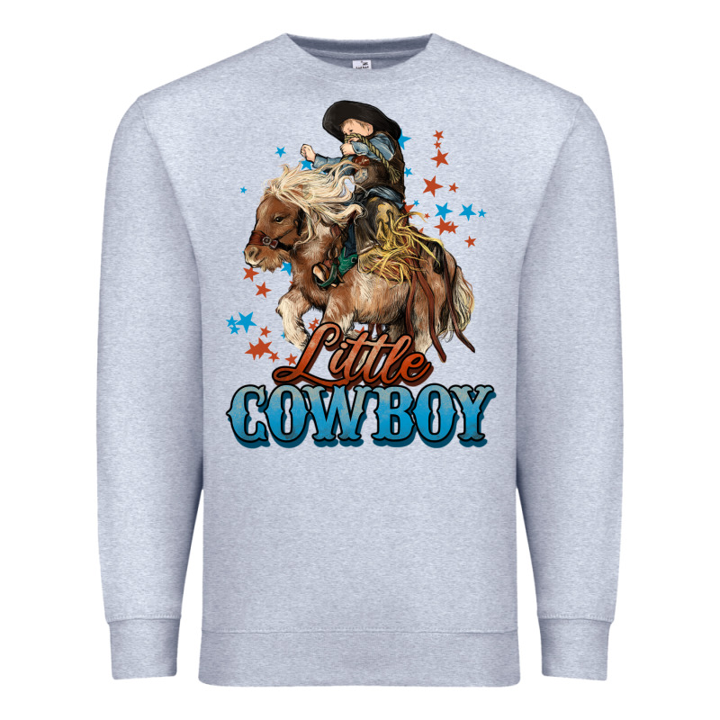 Little Cowboy Midilli Horse Kid Boy Premium Sweatshirt by HowdyJamesFarm | Teevron