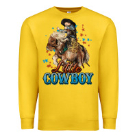 Lemon Little Cowboy Midilli Horse kid boy Premium Sweatshirt - HowdyJamesFarm