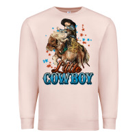 Pale Pink Little Cowboy Midilli Horse kid boy Premium Sweatshirt - HowdyJamesFarm