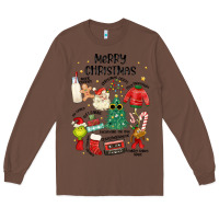 Chestnut merry christmas Long Sleeve Tee - MaliasSmallBusiness