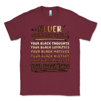 Burgundy never apologize Classic Tee - MaliasSmallBusiness