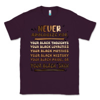 Plum never apologize Classic Tee - MaliasSmallBusiness