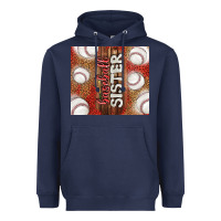 Navy baseball sister Heavyweight Hoodie - TumblerDesignByShophia