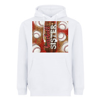 White baseball sister Heavyweight Hoodie - TumblerDesignByShophia