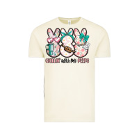 Easter Chilling With My Peeps Bunny Vintage Tee | Teevron