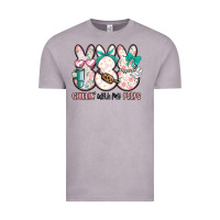 Vintage Zinc easter chilling with my peeps bunny Vintage Tee - MaliasSmallBusiness
