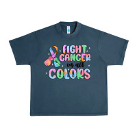 Midnight Navy fight cancer in all colors Urban Heavy Tee - MaliasSmallBusiness