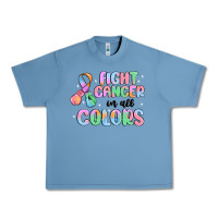 Pebble Blue fight cancer in all colors Urban Heavy Tee - MaliasSmallBusiness