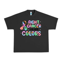 Pigment Black fight cancer in all colors Urban Heavy Tee - MaliasSmallBusiness