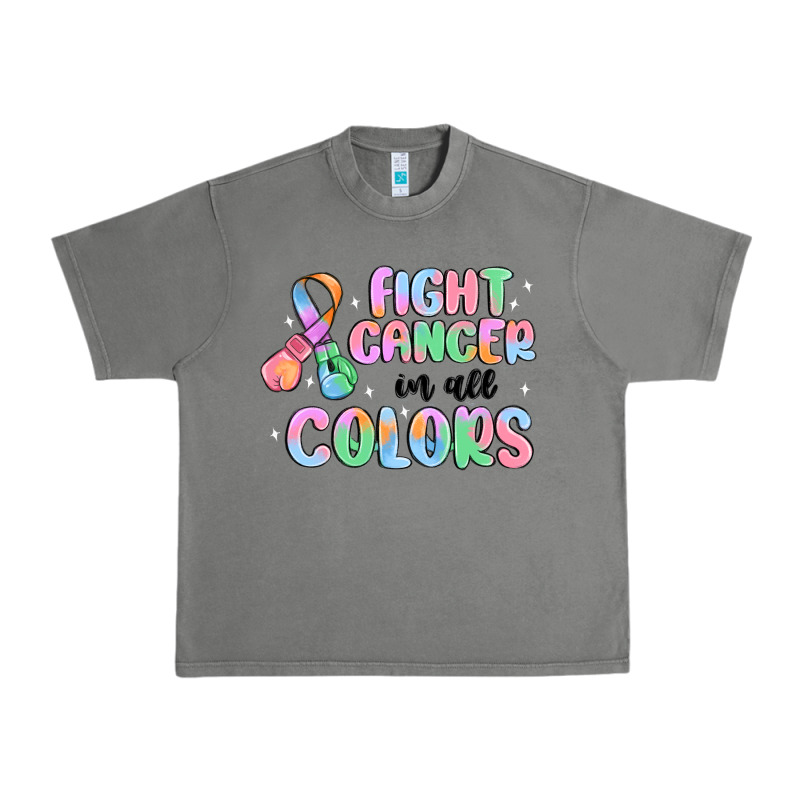 Fight Cancer In All Colors Urban Heavy Tee by MaliasSmallBusiness | Teevron