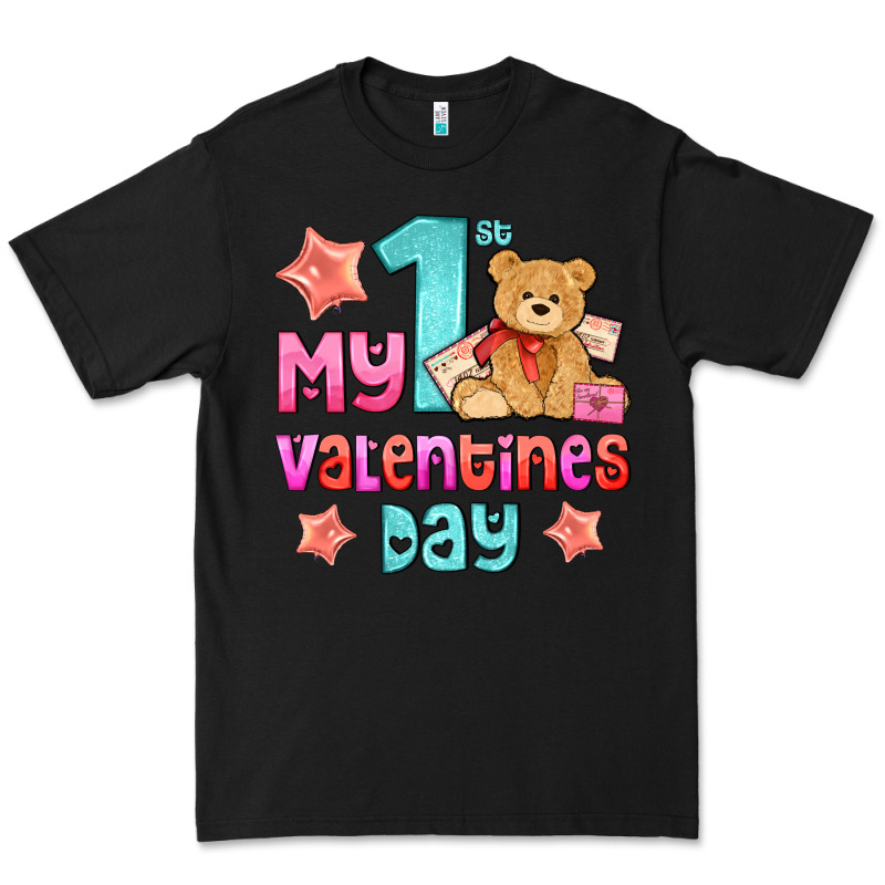 My First Valentines Day Premium Tee by AdoDesignShop | Teevron