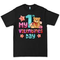 Black my first valentines day Premium Tee - AdoDesignShop
