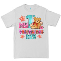 Dove Grey my first valentines day Premium Tee - AdoDesignShop