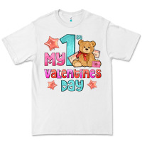 White my first valentines day Premium Tee - AdoDesignShop
