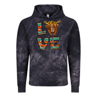 Cloud Black love highland cow Vintage Hoodie - Jasminsmagicworld