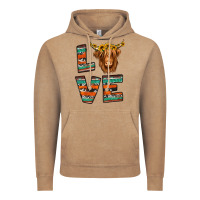 Vintage Coffee love highland cow Vintage Hoodie - Jasminsmagicworld