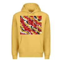 Antique Gold bandana and cowhide pattern Premium Hoodie - TumblerDesignByShophia