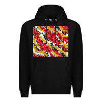Black bandana and cowhide pattern Premium Hoodie - TumblerDesignByShophia