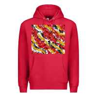Cardinal bandana and cowhide pattern Premium Hoodie - TumblerDesignByShophia
